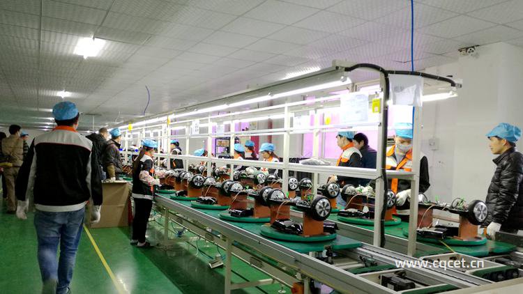 平板循环倍速链组装流水线